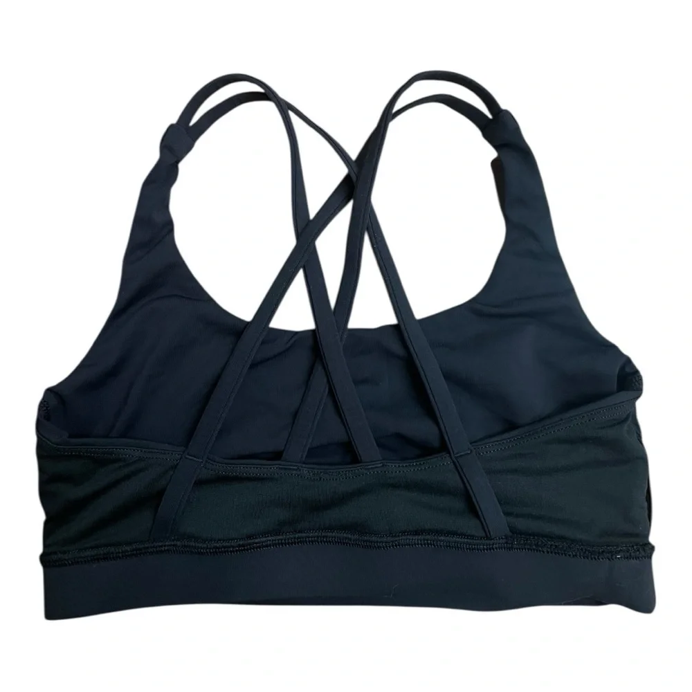 Lululemon Energy Bra *Medium Support B-D Cups Size 6 Black